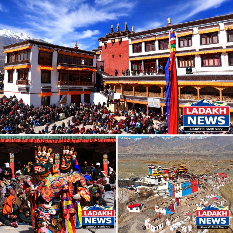 Matho Nagrang Festival Celebrated with Sacred Cham Dances in Ladakh