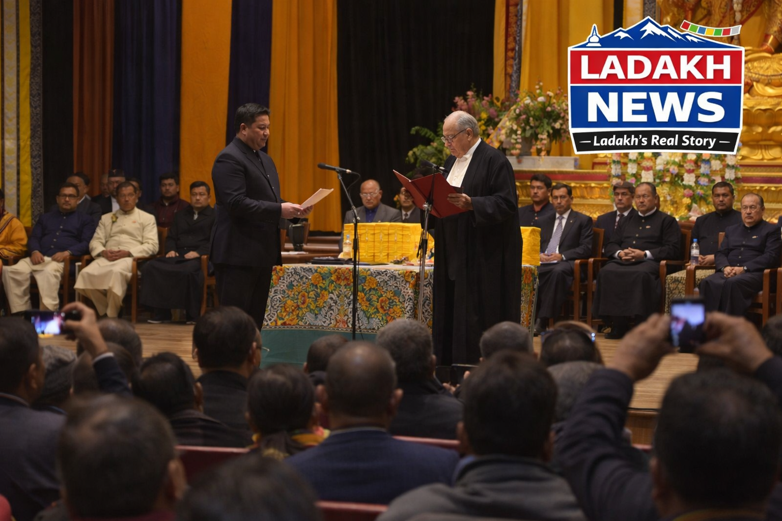 V. K. Saxena Takes Oath as Ladakh’s 4th Lieutenant Governor